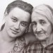 Маргарита Мещерская (Трухачева) с бабушкой - Анастасией Ивановной Цветаевой